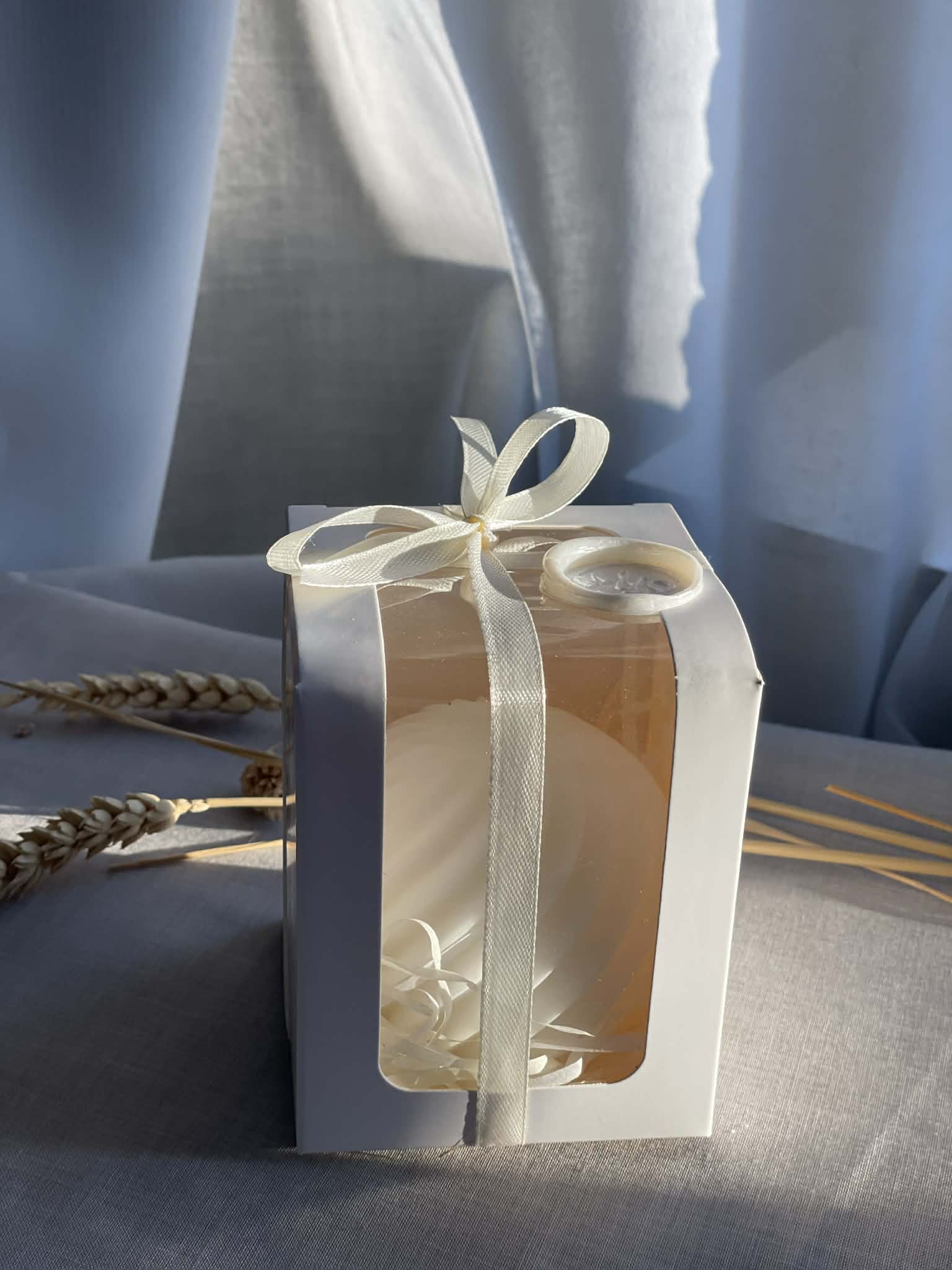 Klot Swirl - Stearinljus