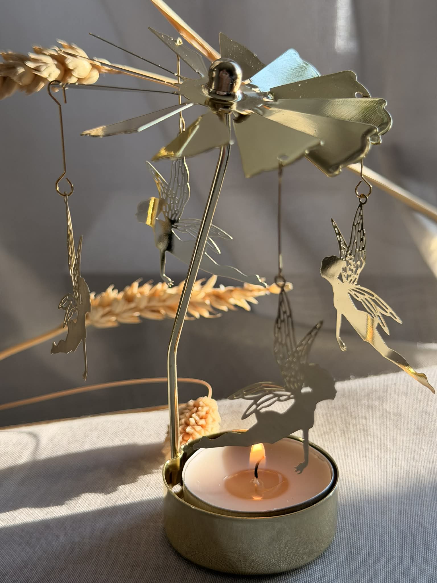 Angel Chime/änglaspel - Golden Fairy