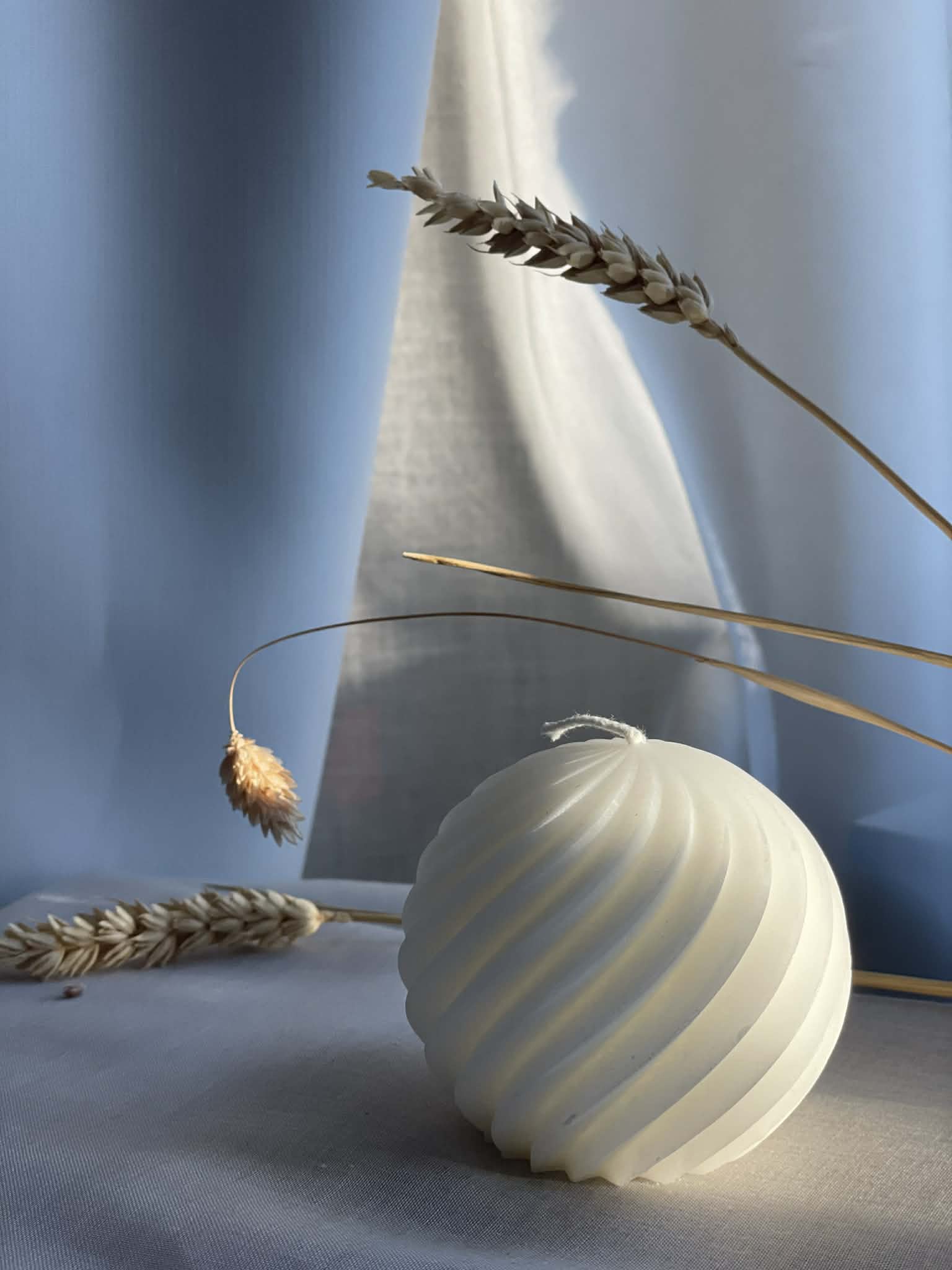 Klot Swirl - Stearinljus