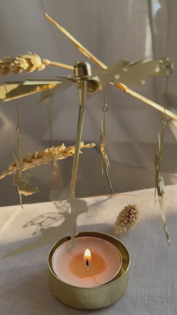 Angel Chime/änglaspel - Golden Fairy